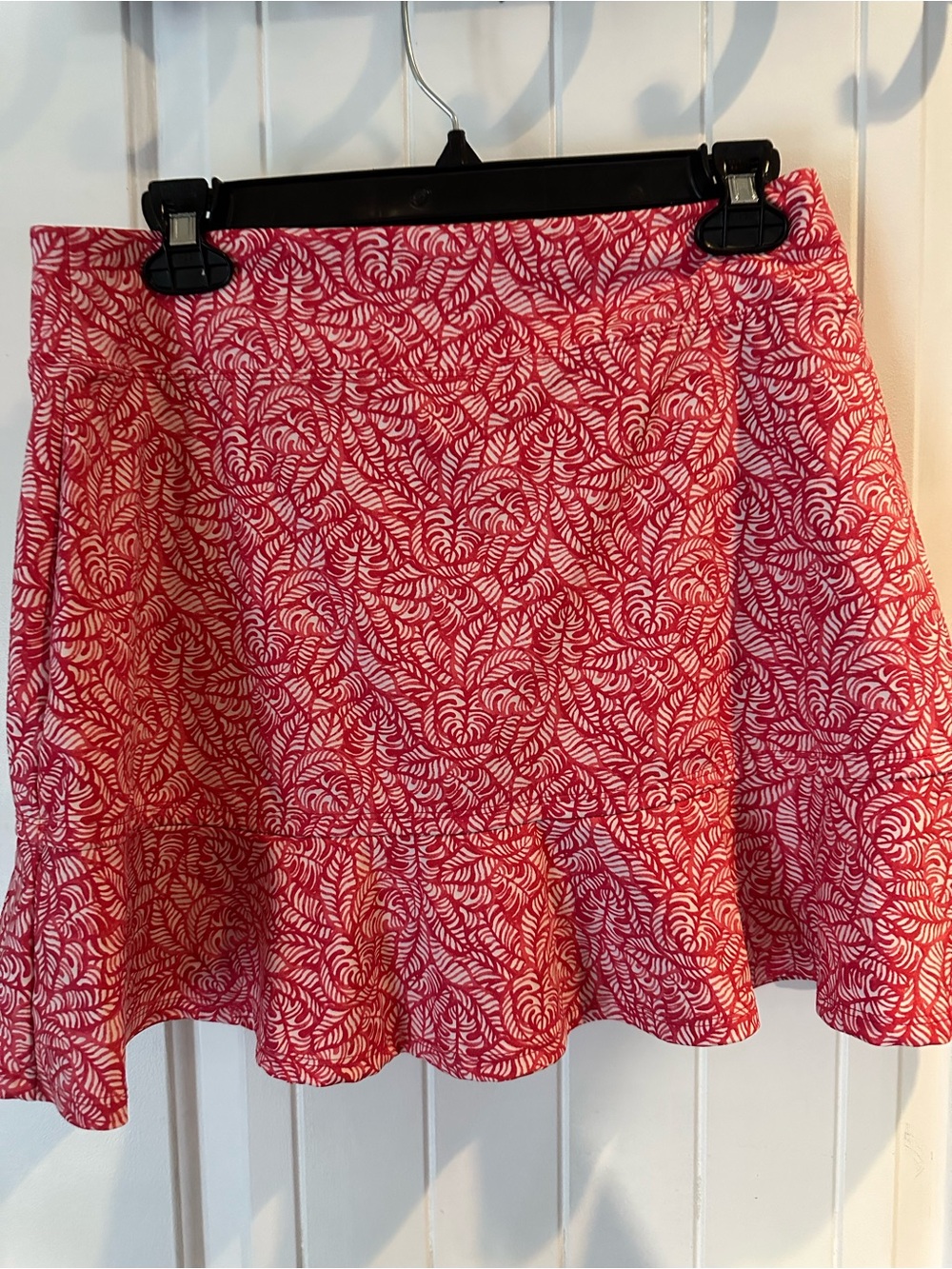 Tommy Bahama Pink and White Printed Flared Skort pickleball - Picture 1 of 3
